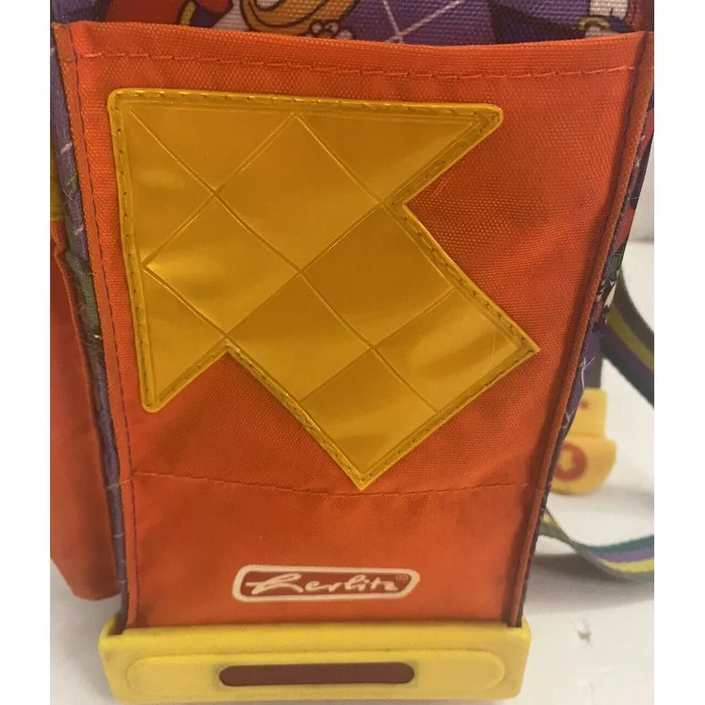 VERY RARE VINTAGE 90'S DISNEY Pluto Mickey school backpack‎ by HERLITZ